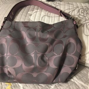 Coach canvas handbag